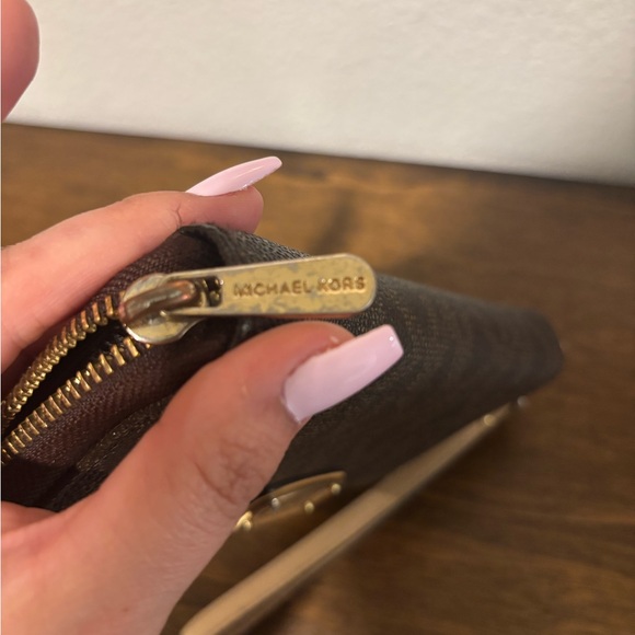 Michael Kors Brown Wristlet Wallet - Picture 3 of 12